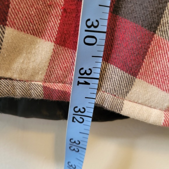 Wrangler Red Black White Plaid Flannel Quilted Lined Hooded Shirt Jacket Men 3XL - Picture 15 of 16